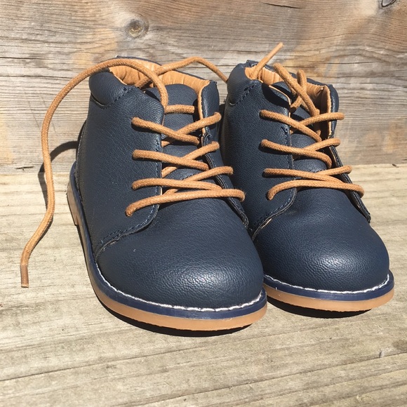H&M Other - NEW H&M BLUE BOOTS BOYS EUR 24 US 7.5
